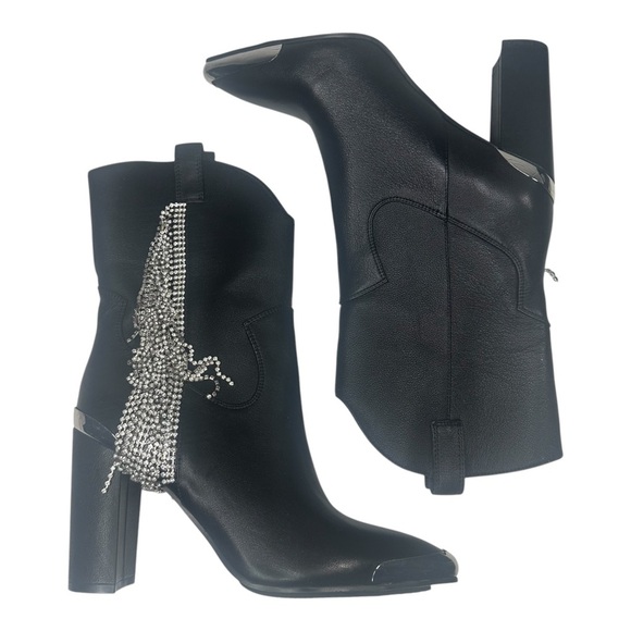 Daniel x Diamond Black Stagecoach Heeled Boot. Sz: 6.5 - Picture 8 of 11